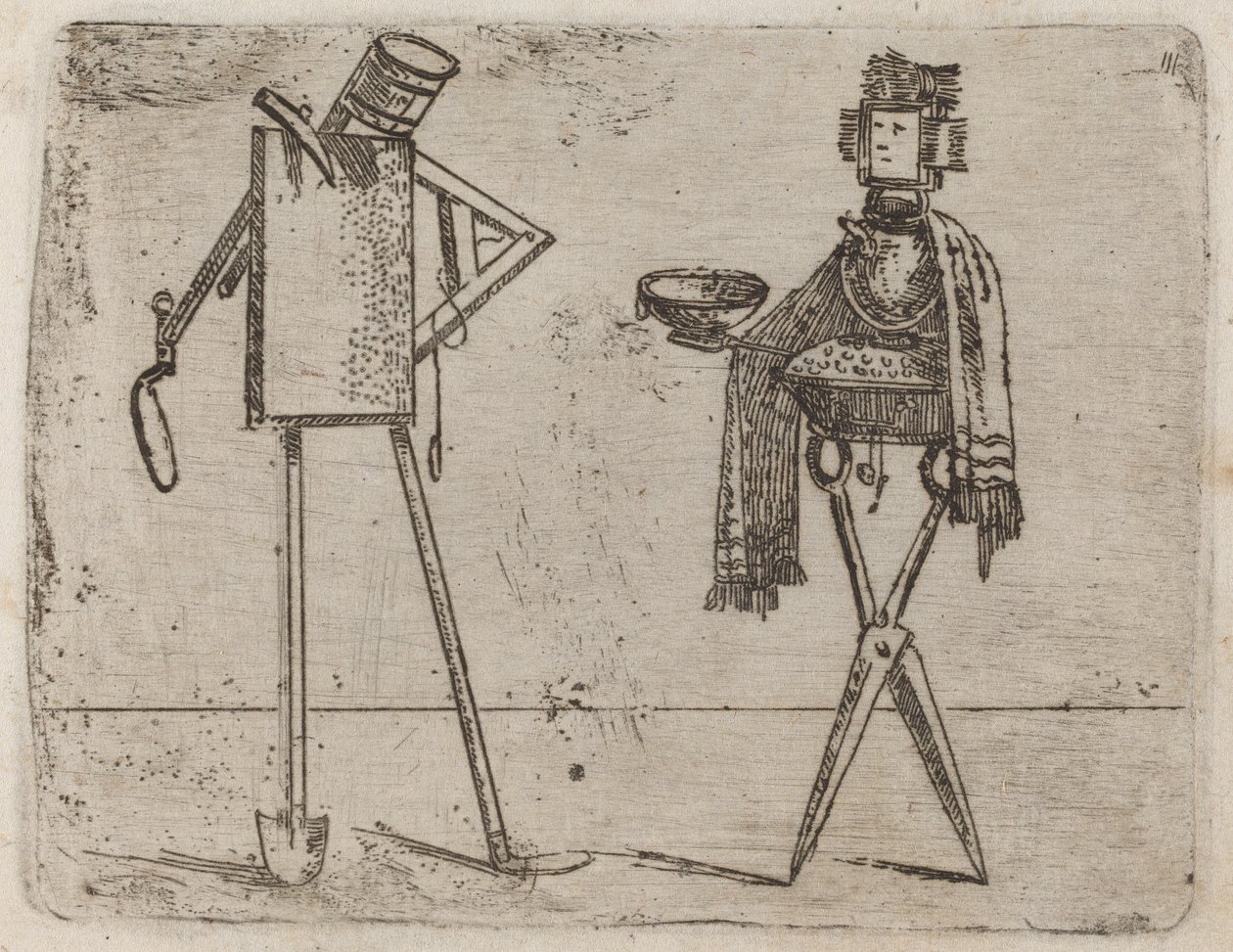 Fra "Bizzarie di diverse figurer" af Giovanni Battista Bracelli