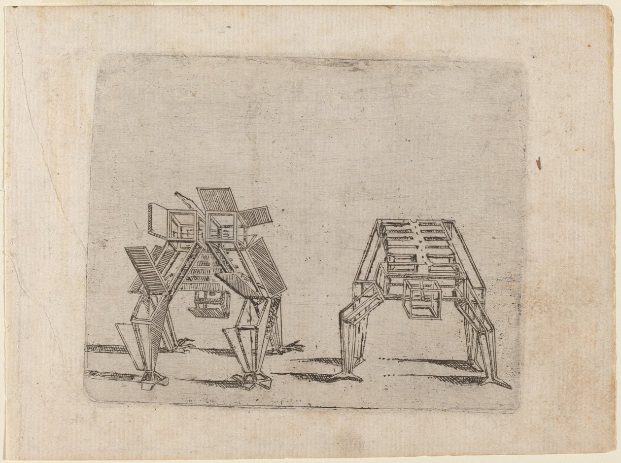 Fra "Bizzarie di diverse figurer" af Giovanni Battista Bracelli
