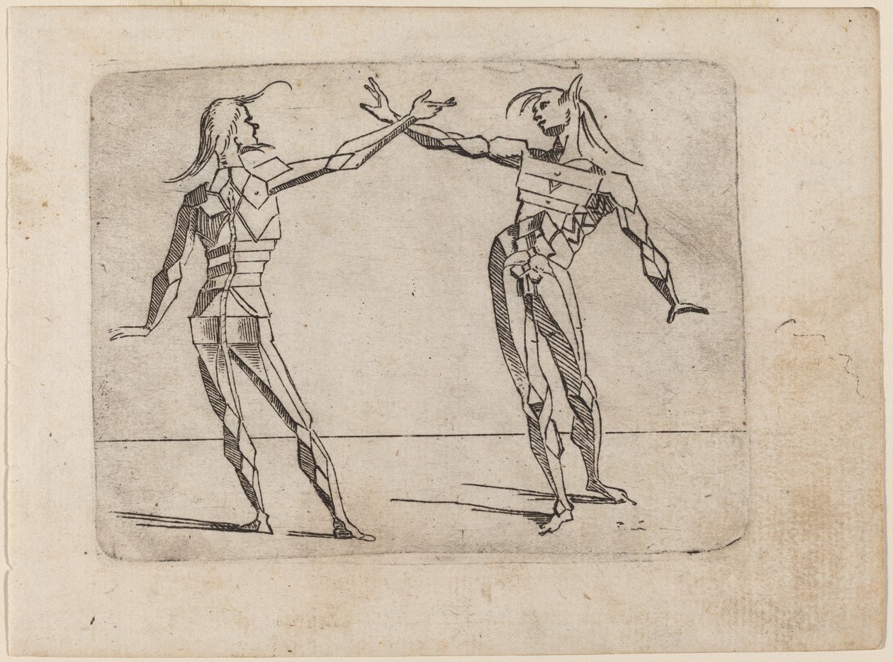 Fra "Bizzarie di diverse figurer" af Giovanni Battista Bracelli