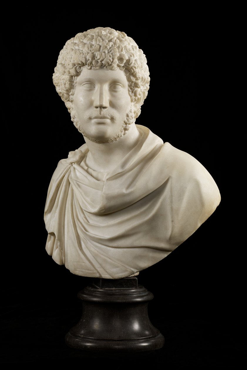 Buste af kejser Hadrian som en ung mand, ca. 1590 (marmor) af Giovanni Battista Caccini