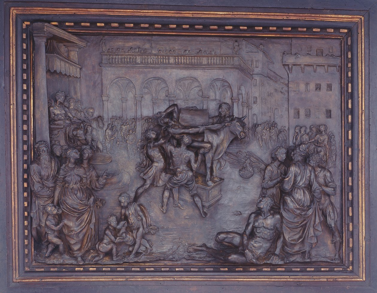 Phalaris og Tyren af Perillus, 15901600. af Giovanni Battista Caccini