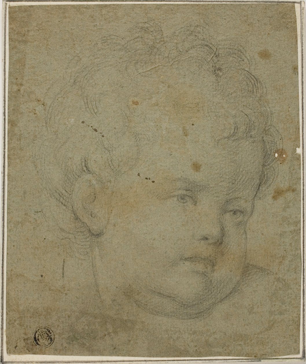 Barnets hoved af Giovanni Battista Caracciolo