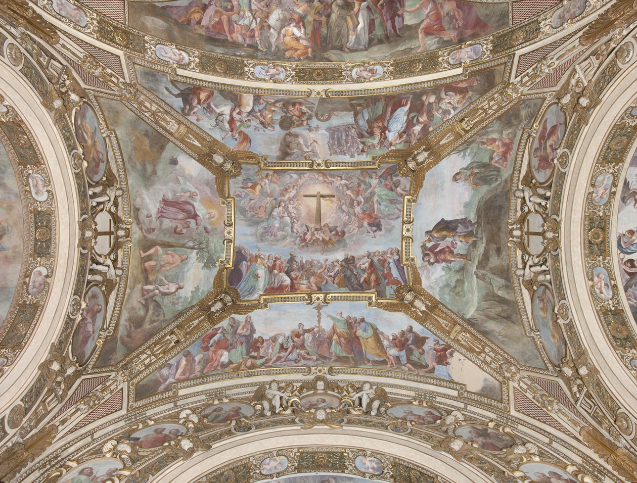 Historier om det hellige kors, 1631-32 af Giovanni Battista Carlone