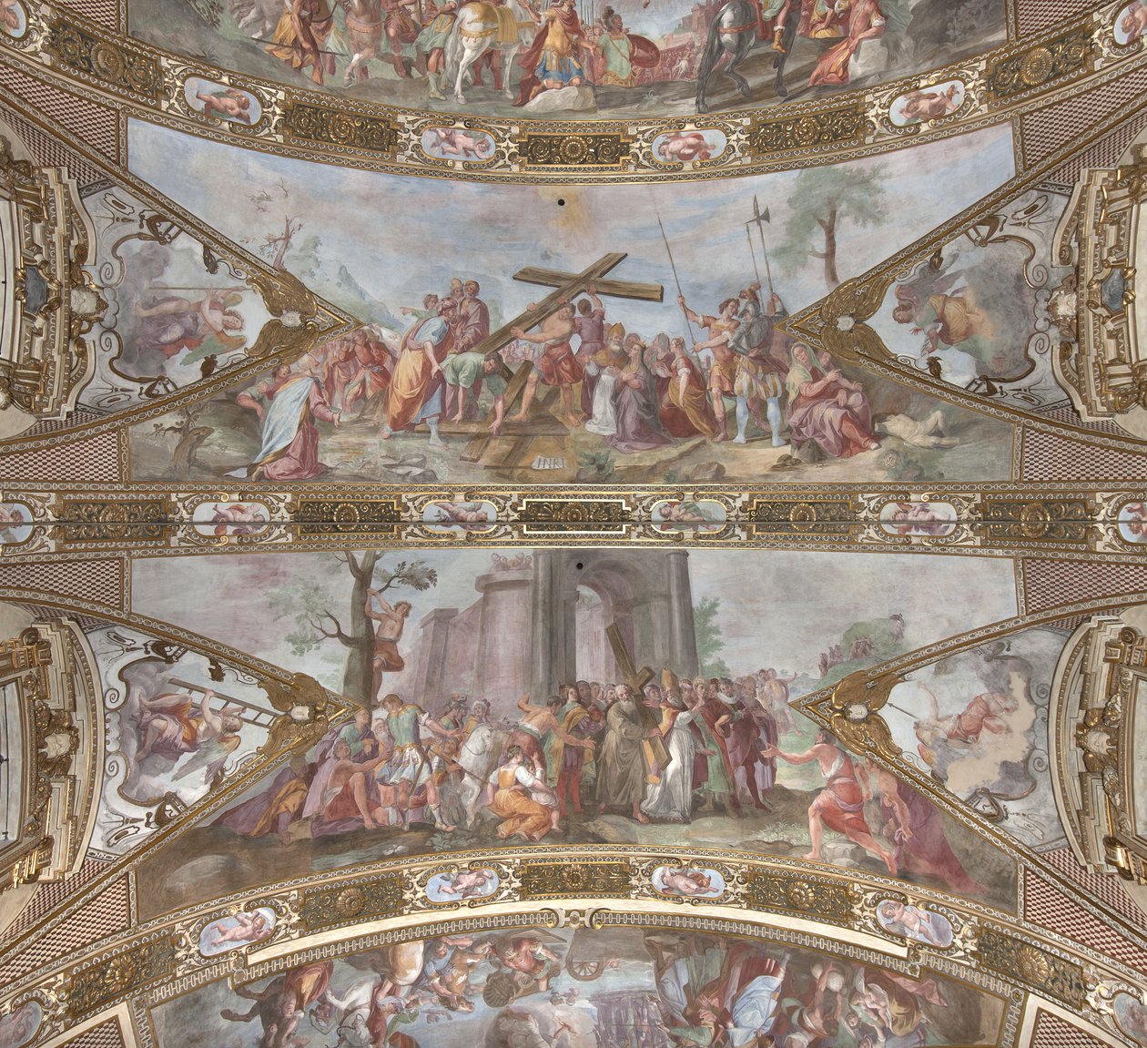Historier om det hellige kors, 1631-32 af Giovanni Battista Carlone