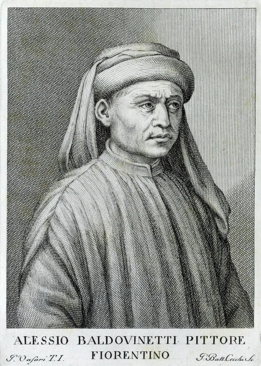 Alesso Baldovinetti af Giovanni Battista Cecchi