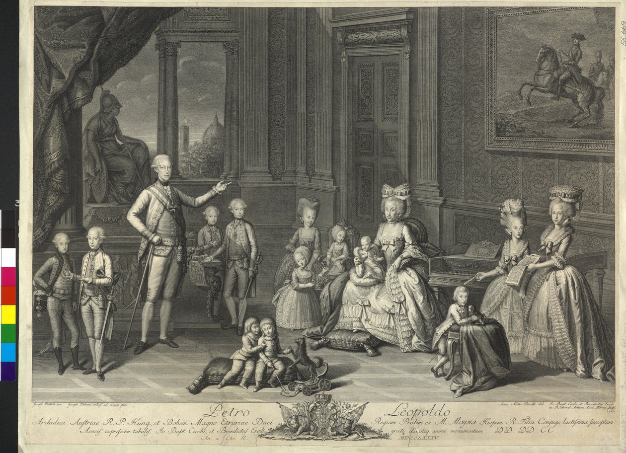 Den hellige romerske kejser Leopold II af Giovanni Battista Cecchi