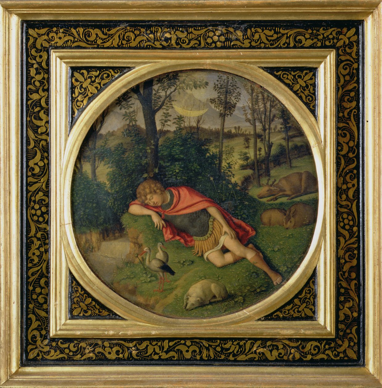 Endymion sover af Giovanni Battista Cima da Conegliano