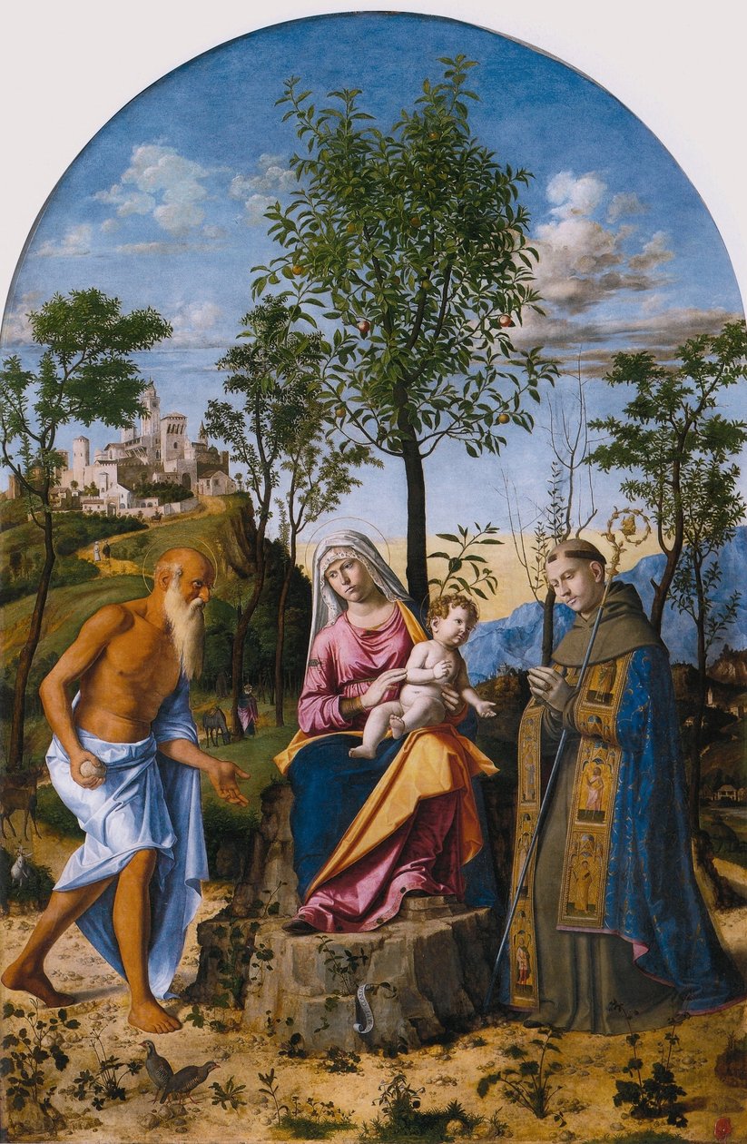 Madonna af appelsintræet af Giovanni Battista Cima da Conegliano