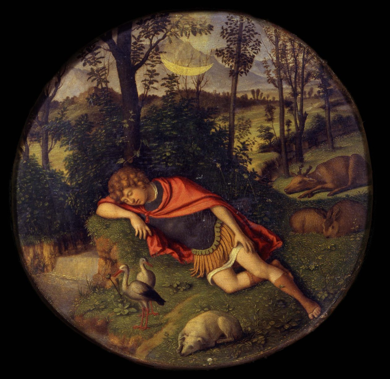 Sovende Endymion, 1505-1508 af Giovanni Battista Cima da Conegliano