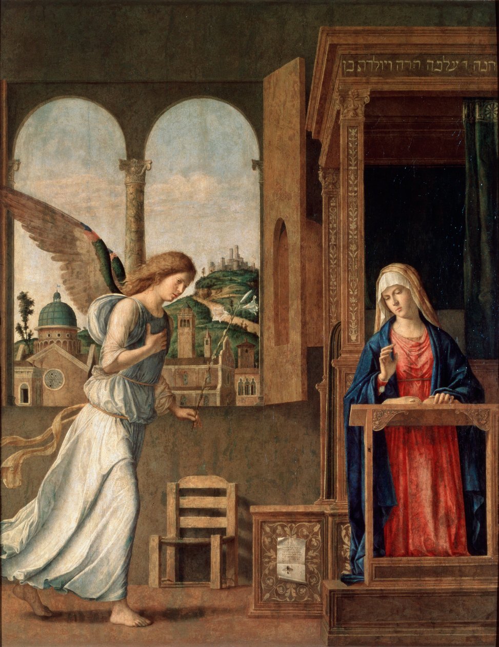 Bebudelsen, 1495. af Giovanni Battista Cima da Conegliano
