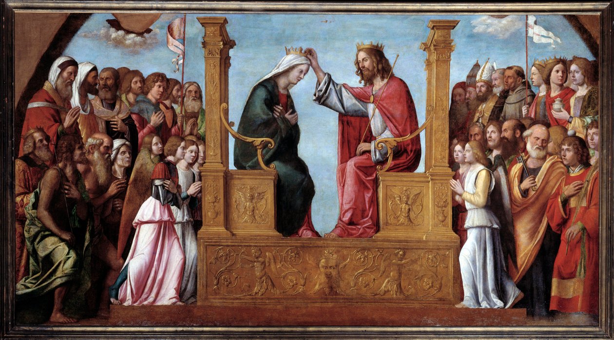 Jomfruens kroning (maleri, efter 1510) af Giovanni Battista Cima da Conegliano