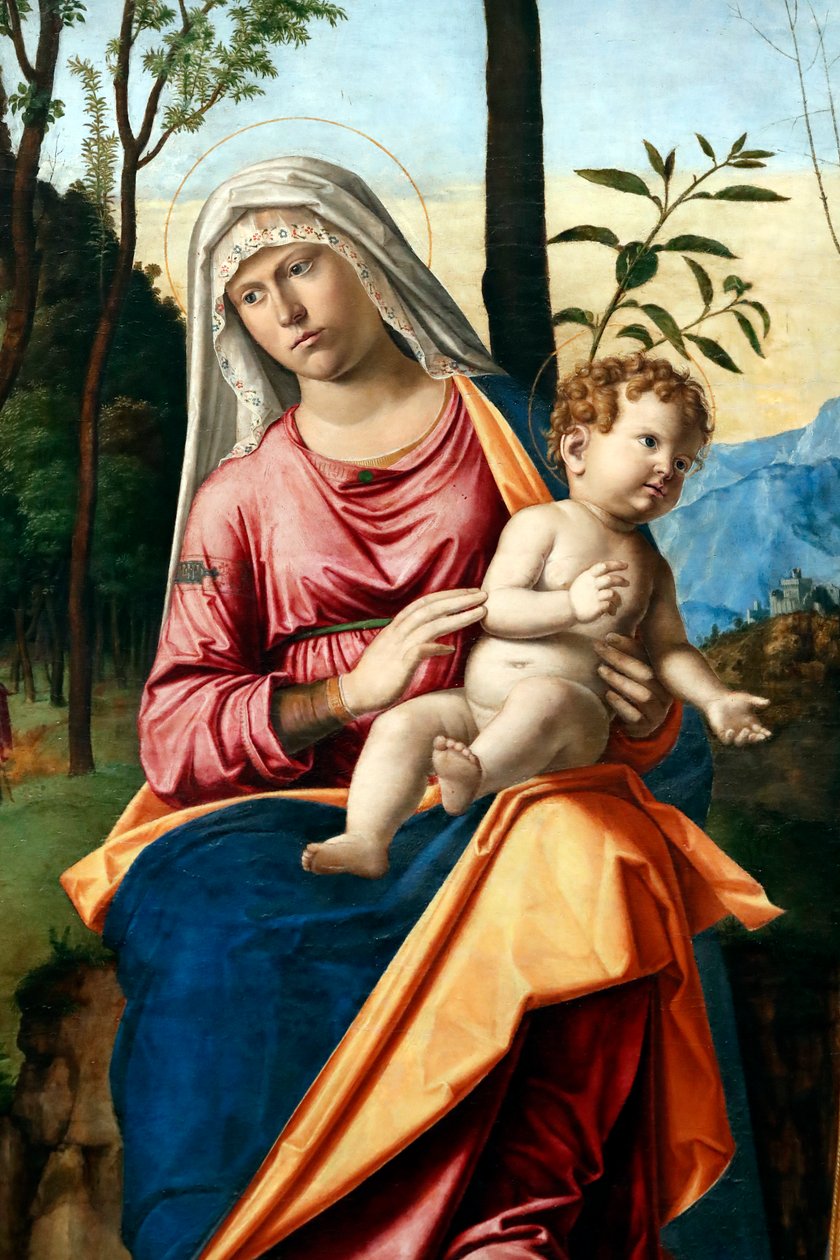 Jomfru og barn med de hellige Jerome og Louis af Toulouse af Giovanni Battista Cima da Conegliano