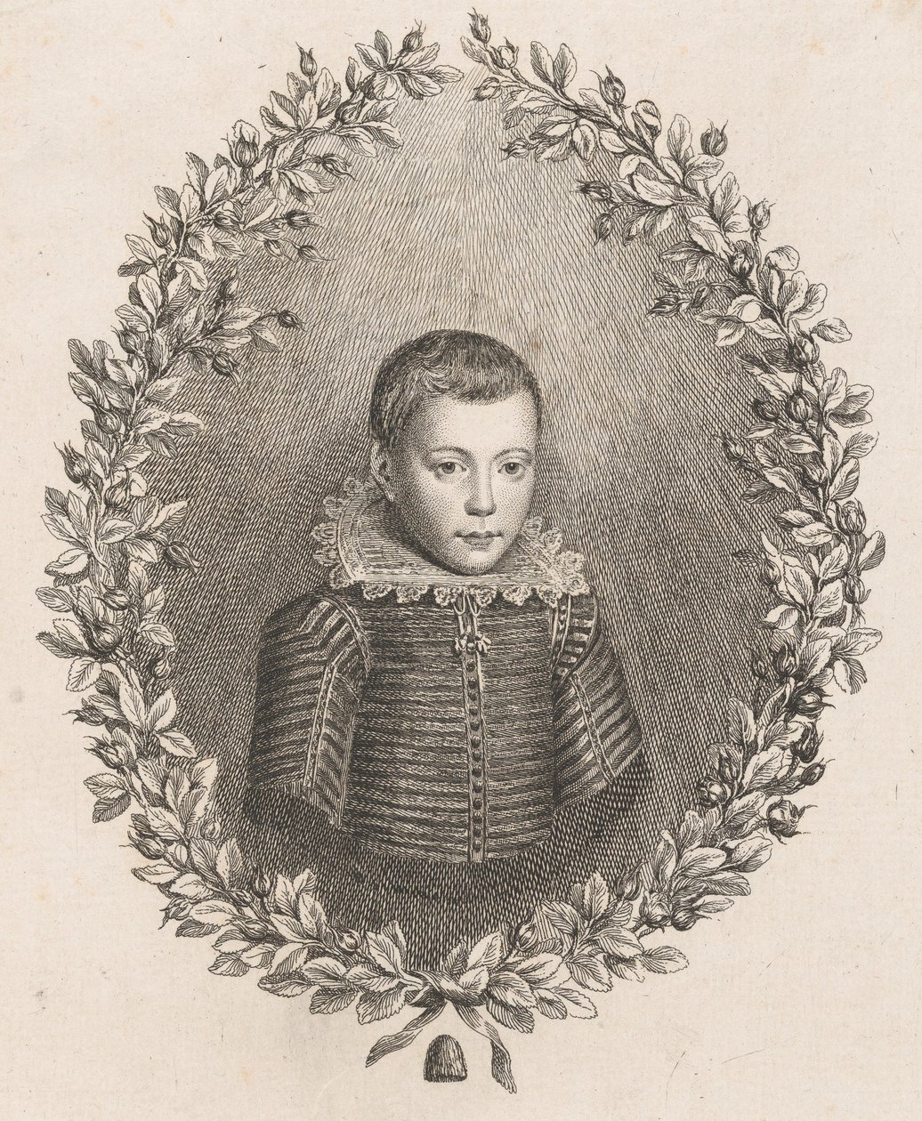 John Milton som dreng, 1760. af Giovanni Battista Cipriani