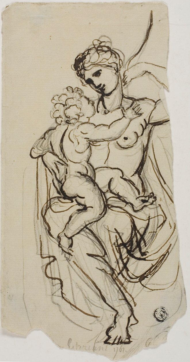Venus og Amor af Giovanni Battista Cipriani