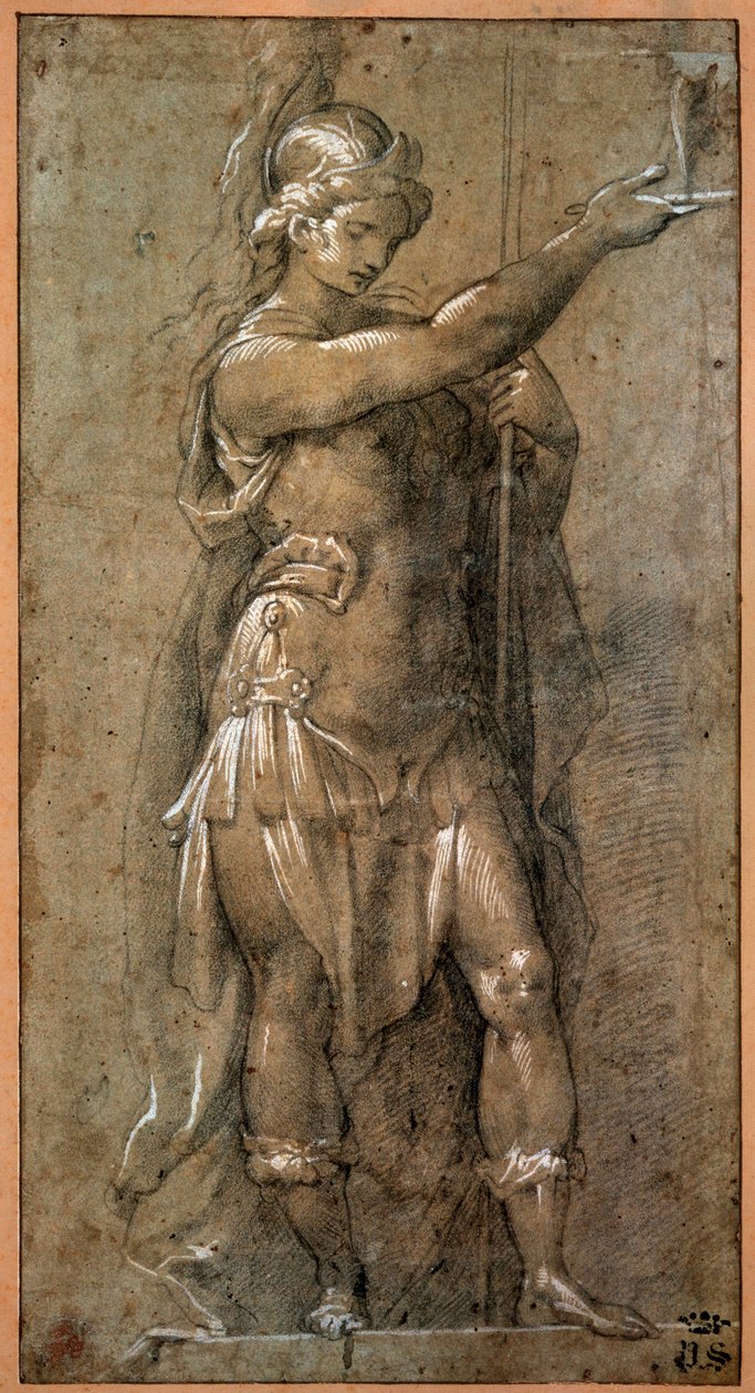 Minerva, begyndelsen af det 17. århundrede af Giovanni Battista Crespi