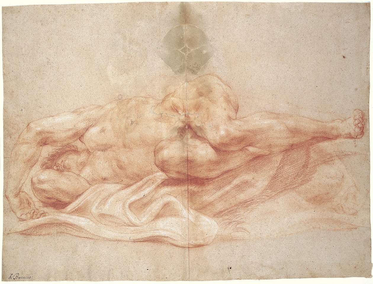 Mand nøgen af Giovanni Battista Gaulli