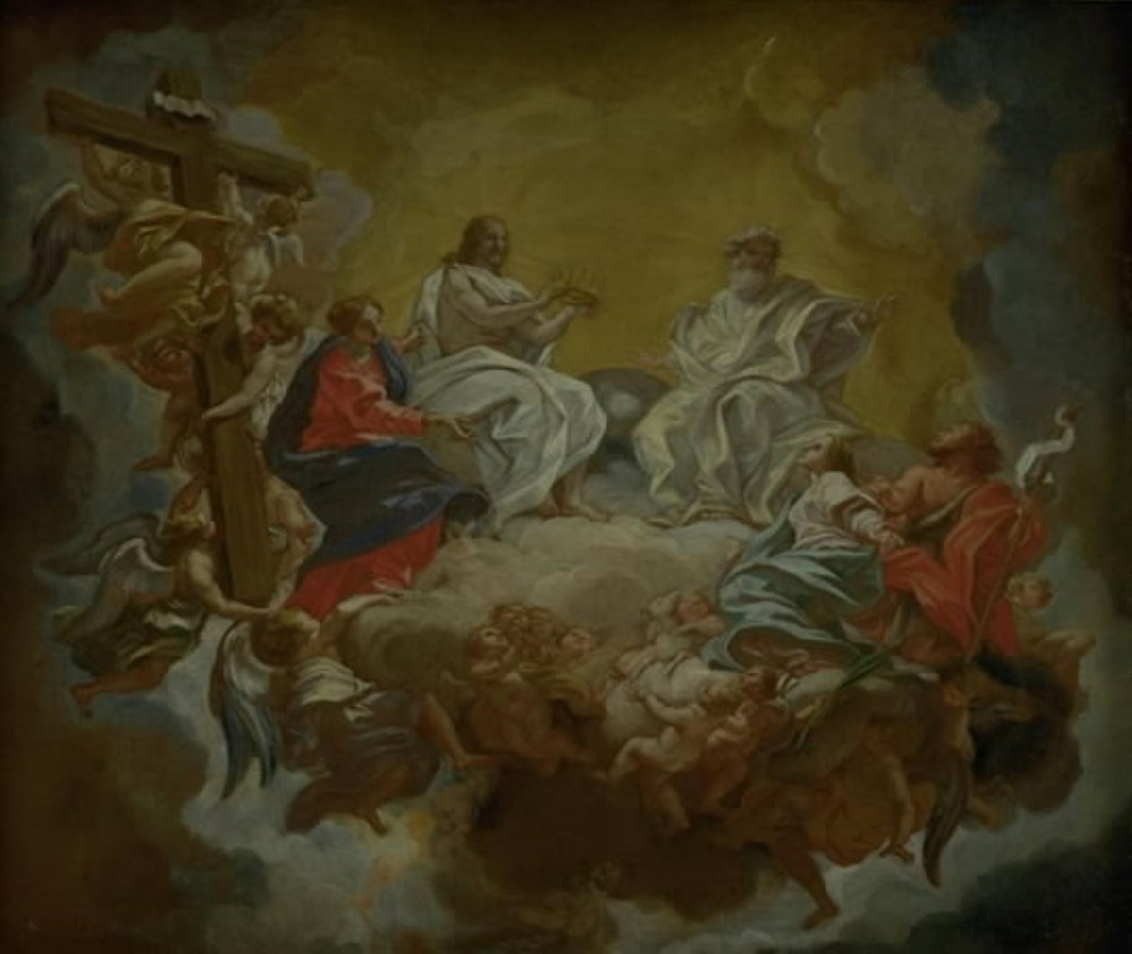 St Agnes i herlighed af Giovanni Battista Gaulli