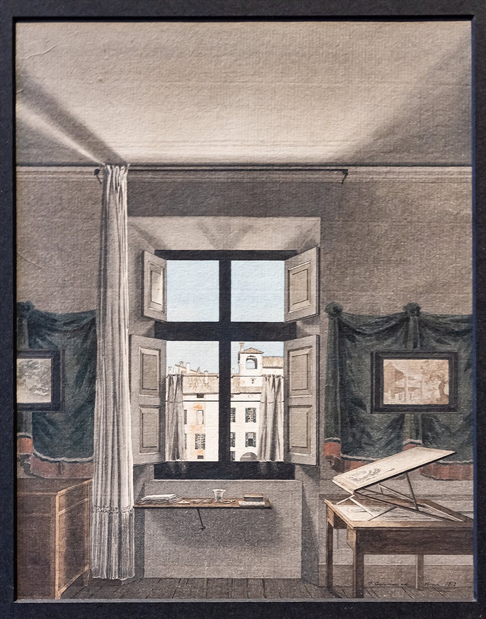 Malerens atelier i Parma af Giovanni Battista Gubernatis