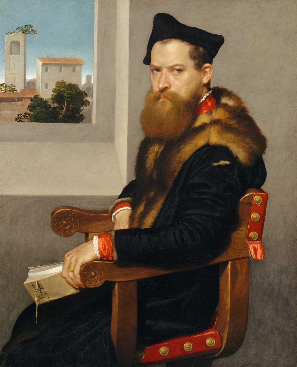 Bartolomeo Bonghi døde 1584, kort efter 1553. af Giovanni Battista Moroni