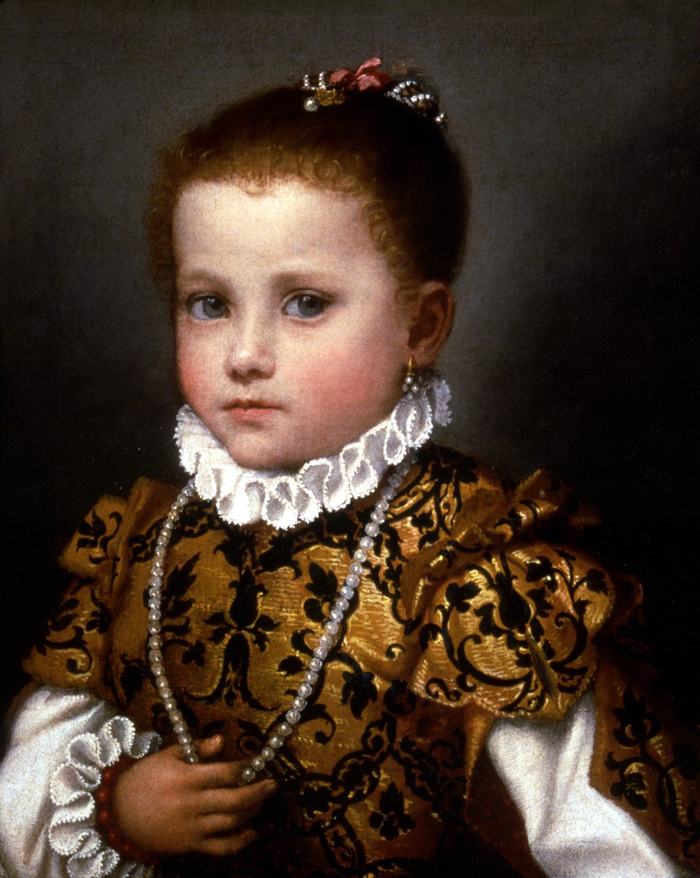 Lille pige fra huset Redetti af Giovanni Battista Moroni
