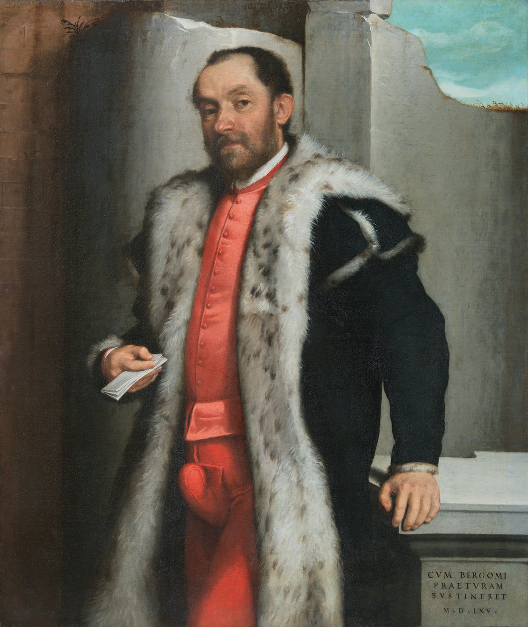 Portræt af Antonio Navagero af Giovanni Battista Moroni