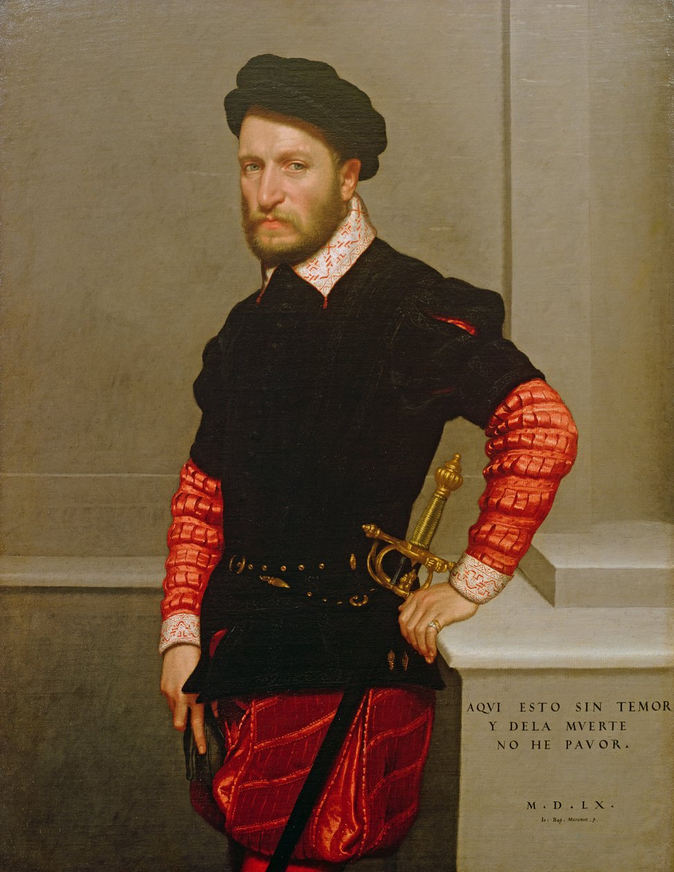 Portræt af Don Gabriel de la Cueva, hertugen af ​​Albuquerque (1525-71) 1560 af Giovanni Battista Moroni