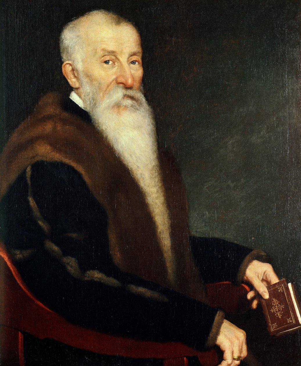 Portræt af Gerolamo Agosti, af Giovanni Battista Moroni (ca 1525-1578) af Giovanni Battista Moroni