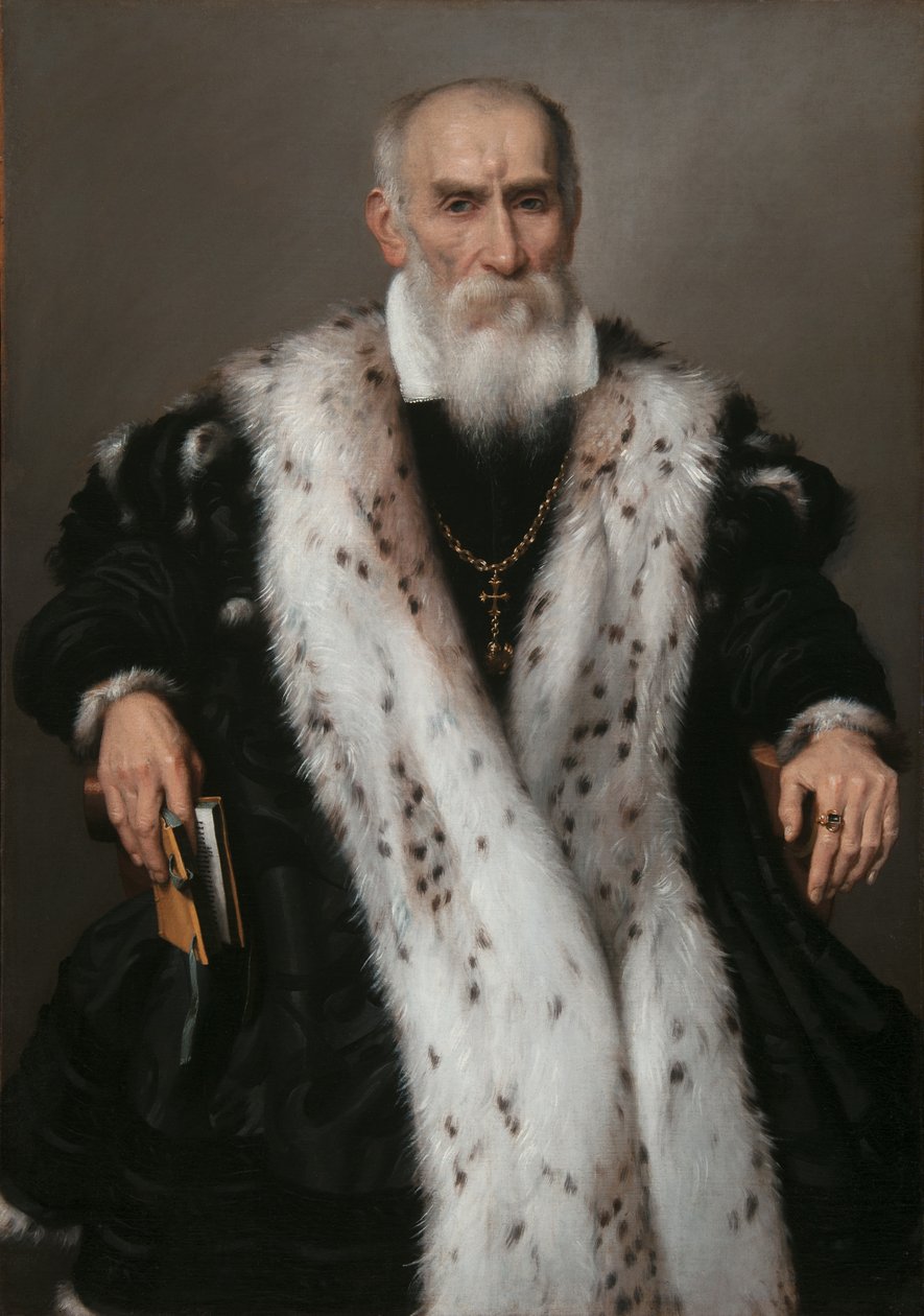 Portræt af Gian Girolamo Albani 1504-1591, 1573. af Giovanni Battista Moroni