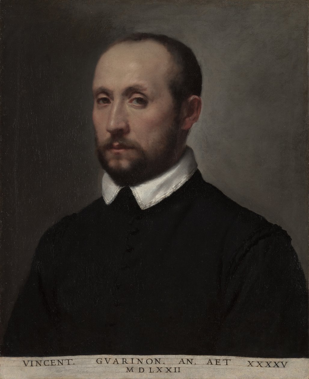Portræt af Vincenzo Guarignoni, ca. 1572 (olie på lærred) af Giovanni Battista Moroni