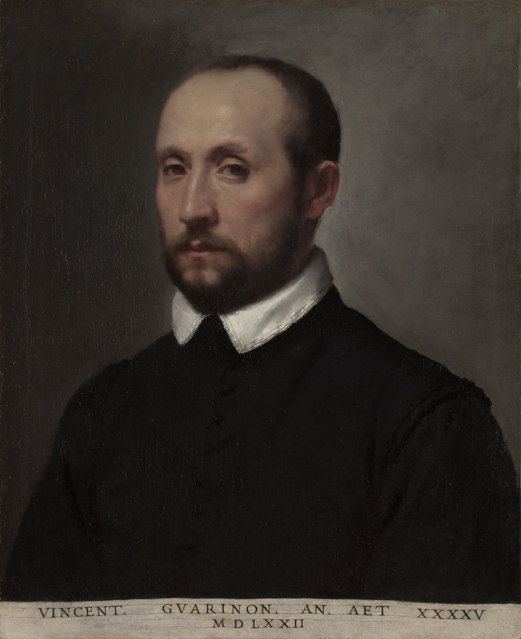 Portræt af Vincenzo Guarignoni, ca. 1572. af Giovanni Battista Moroni