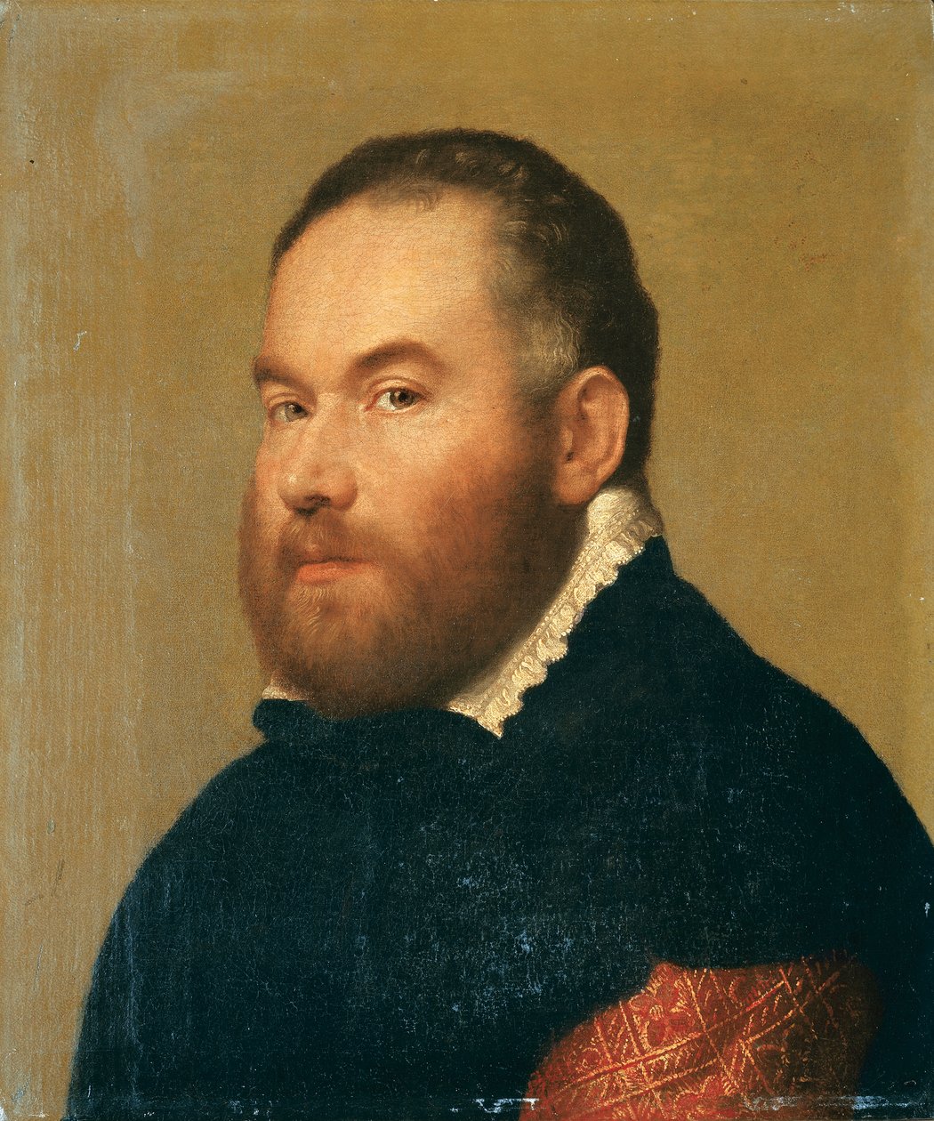 Portræt af en herre (olie på lærred) af Giovanni Battista Moroni