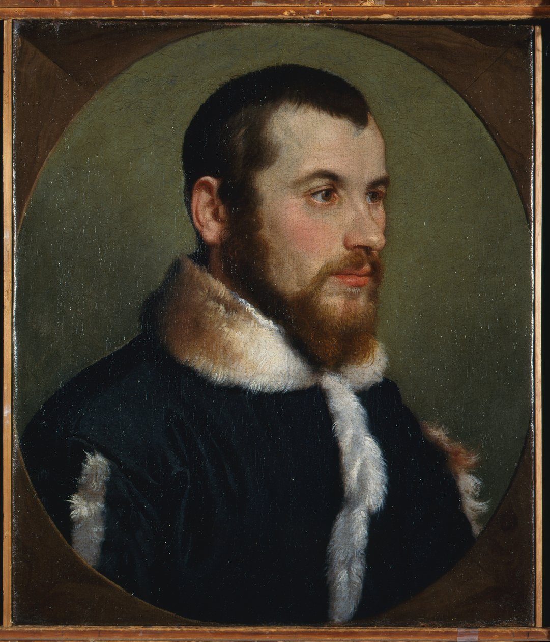 Portræt af en ung mand, ca. 1560 (olie på lærred) af Giovanni Battista Moroni