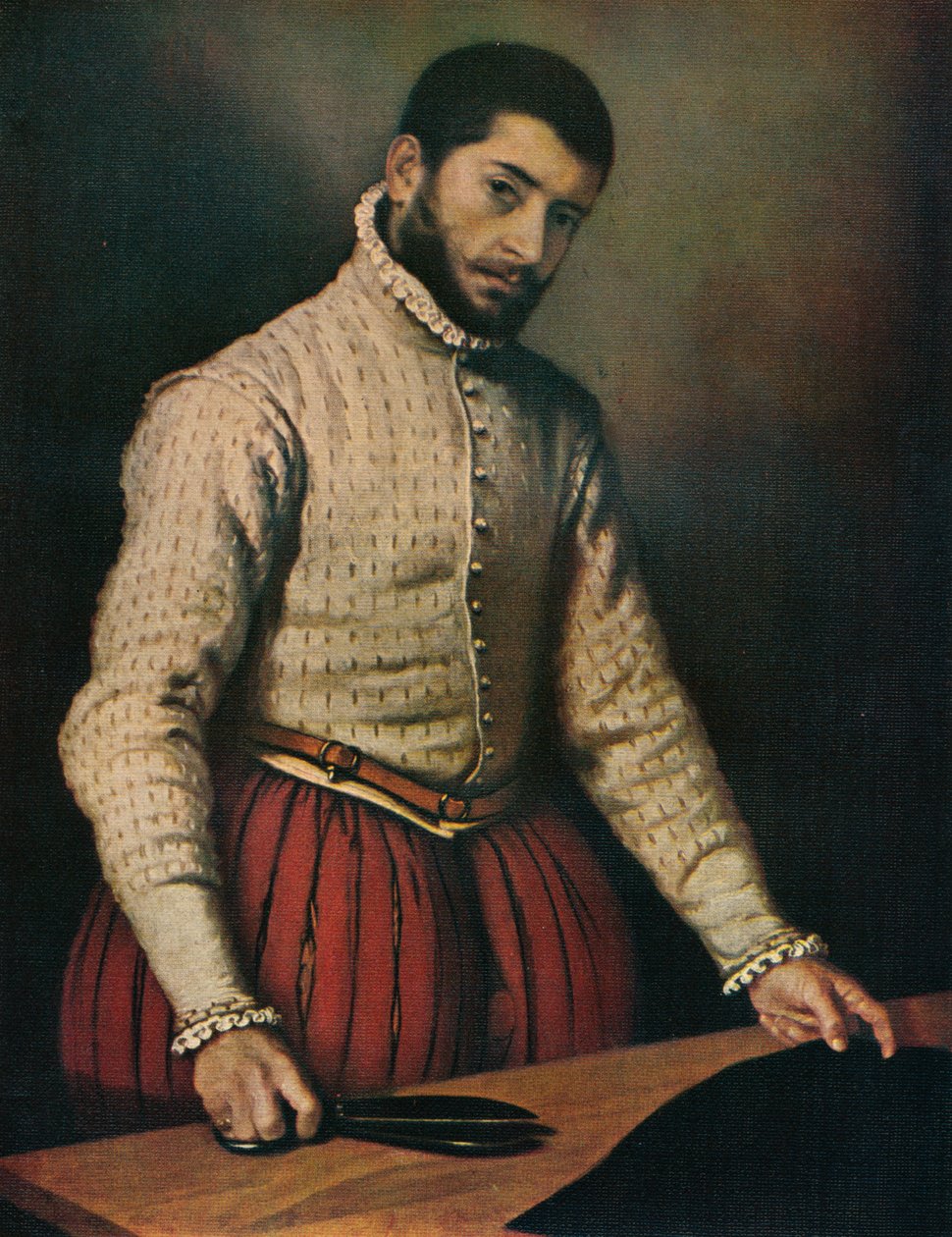 Skrædderen Il Tagliapanni, c1565, 1911 af Giovanni Battista Moroni