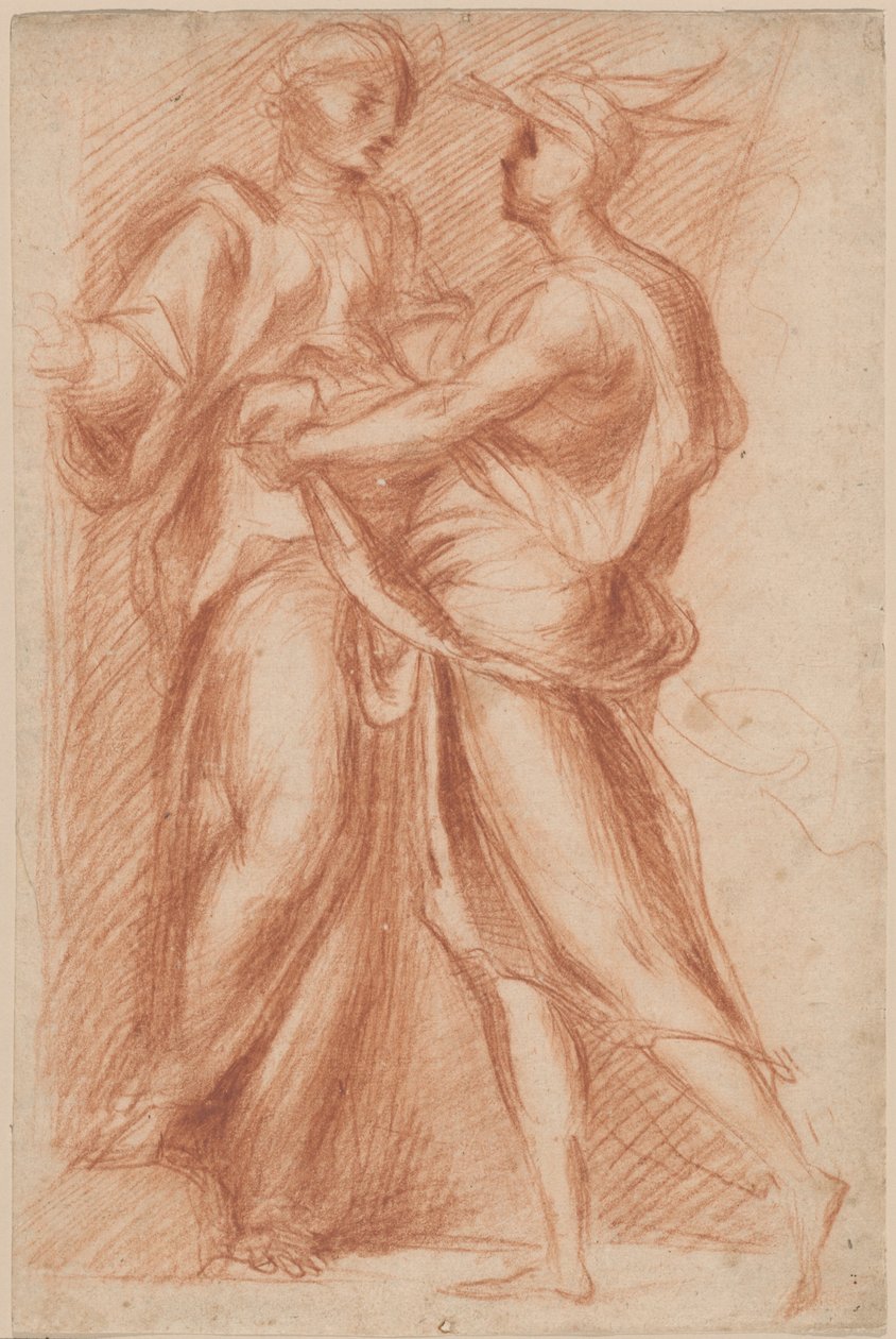 Merkur og Aglauros af Giovanni Battista Naldini