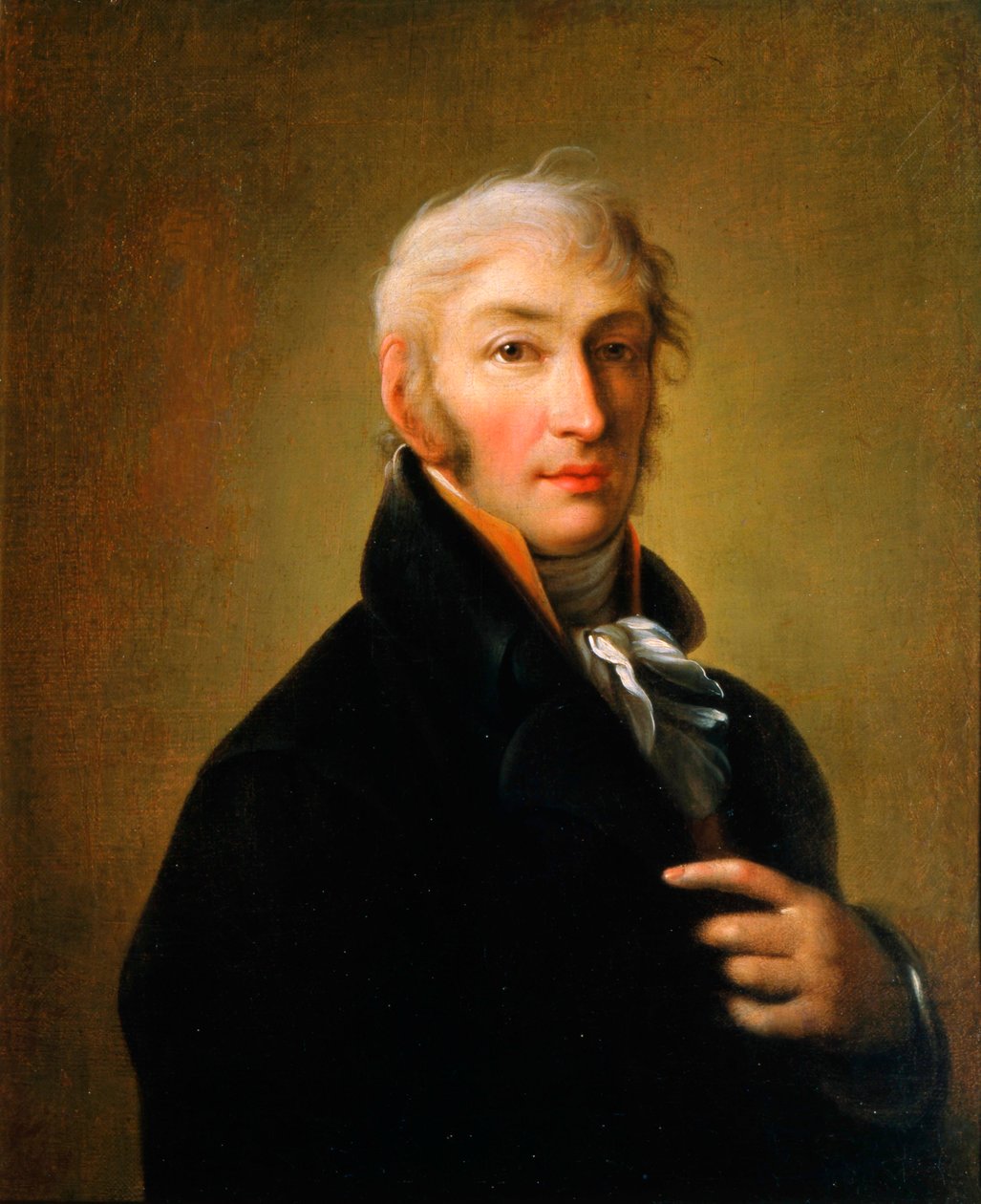 Portræt af forfatteren og historikeren Nikolay M Karamzin, 1805 af Giovanni Battista Ortolani Damon