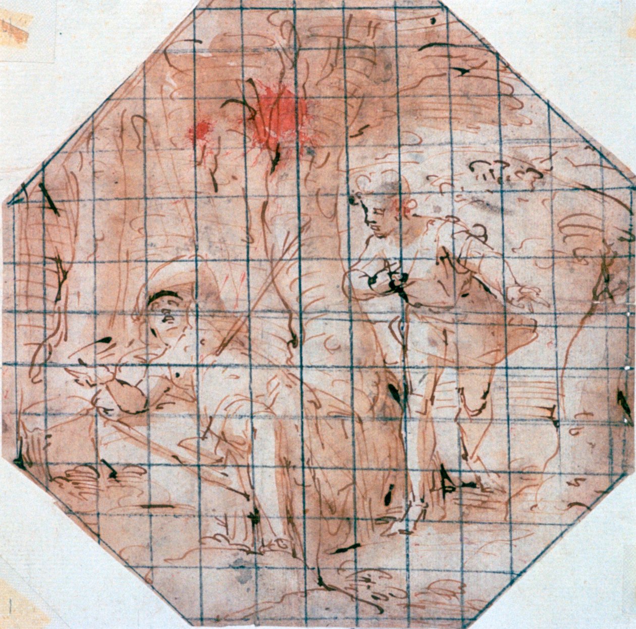Cephalus og Procris, c1574-1627 af Giovanni Battista Paggi