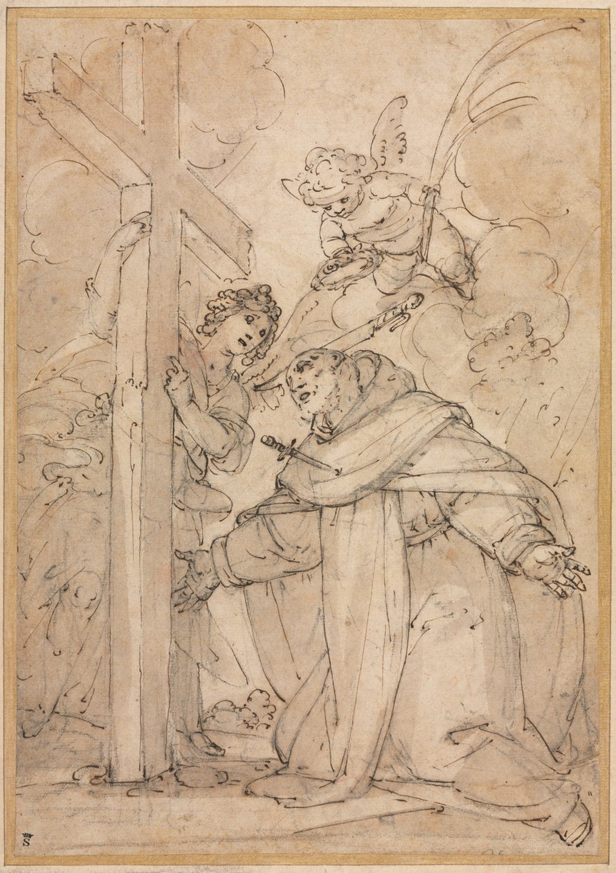 Sankt Peter Martyr, 1500-tallet. af Giovanni Battista Paggi