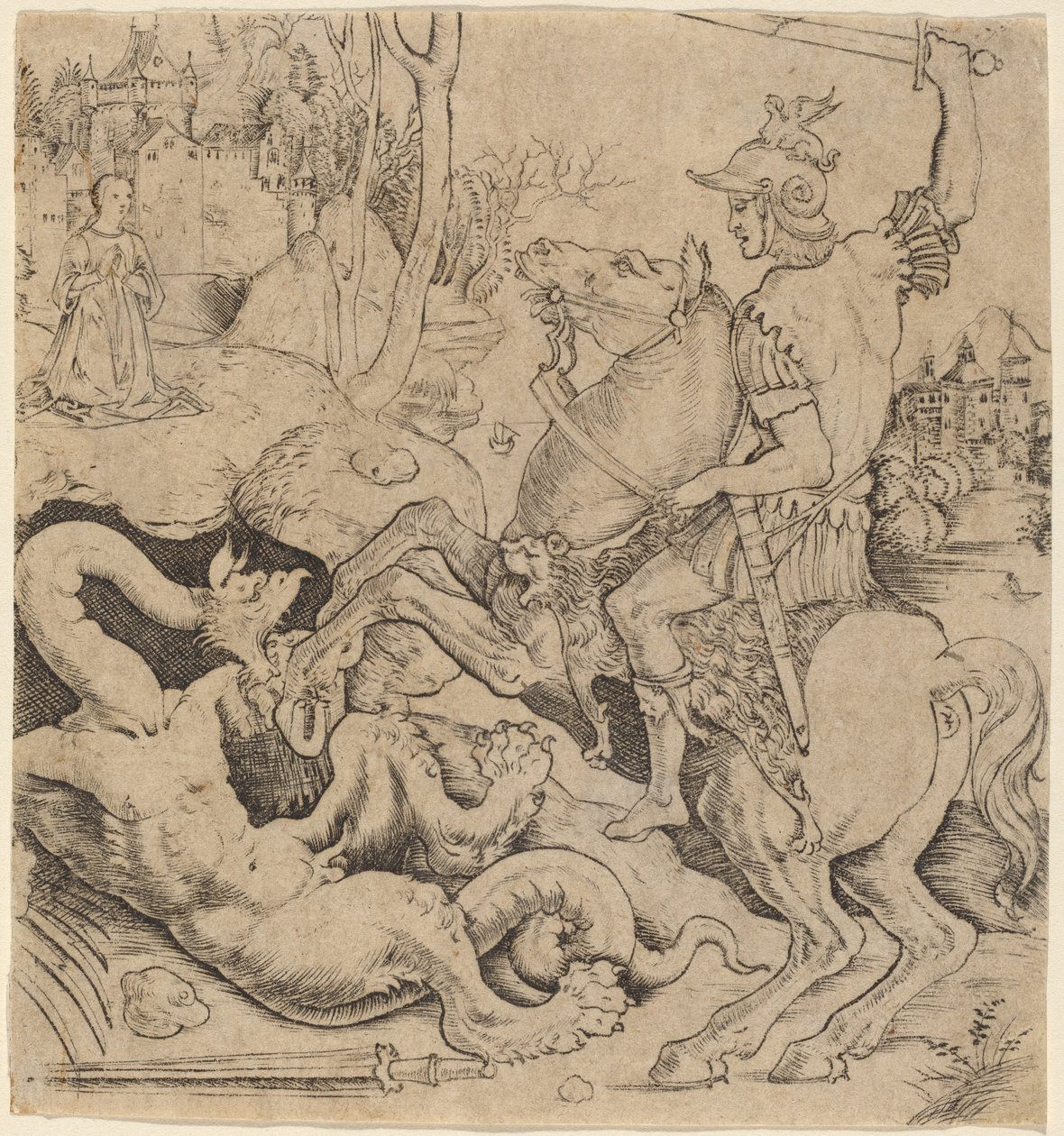 Sankt Georg og dragen af Giovanni Battista Palumba