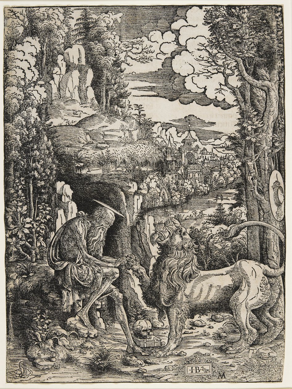 Sankt Hieronymus og Løven, ca. 1509 af Giovanni Battista Palumba