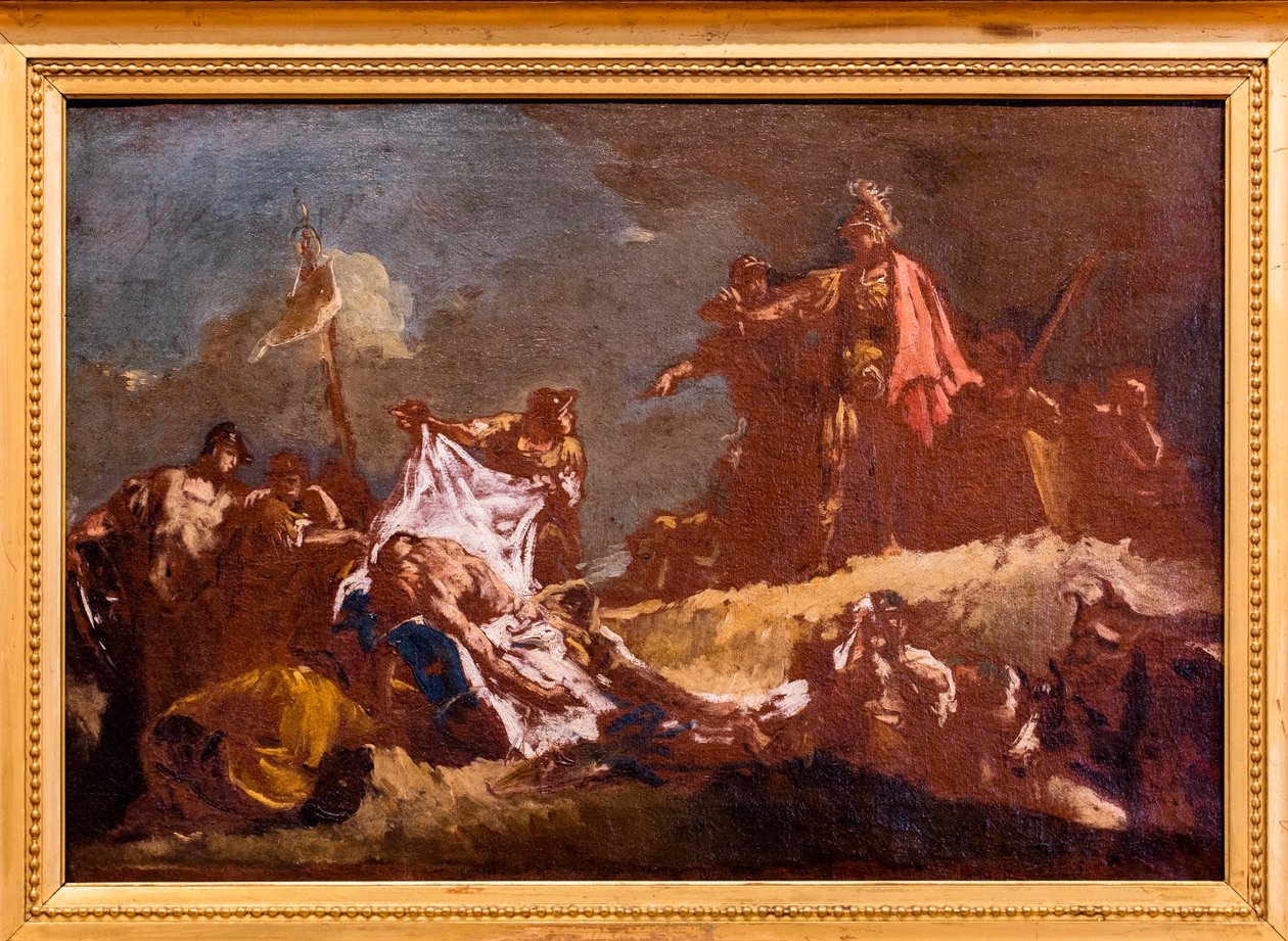 Alexander og liget af Darius af Giovanni Battista Piazzetta