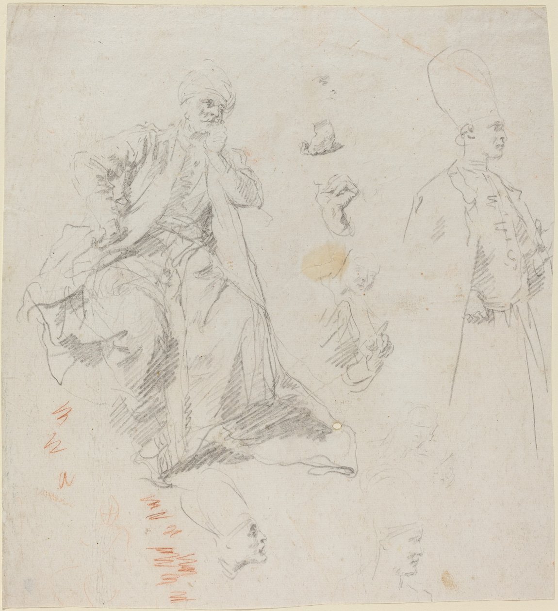 Kalif Aladin og hans rådgivere af Giovanni Battista Piazzetta