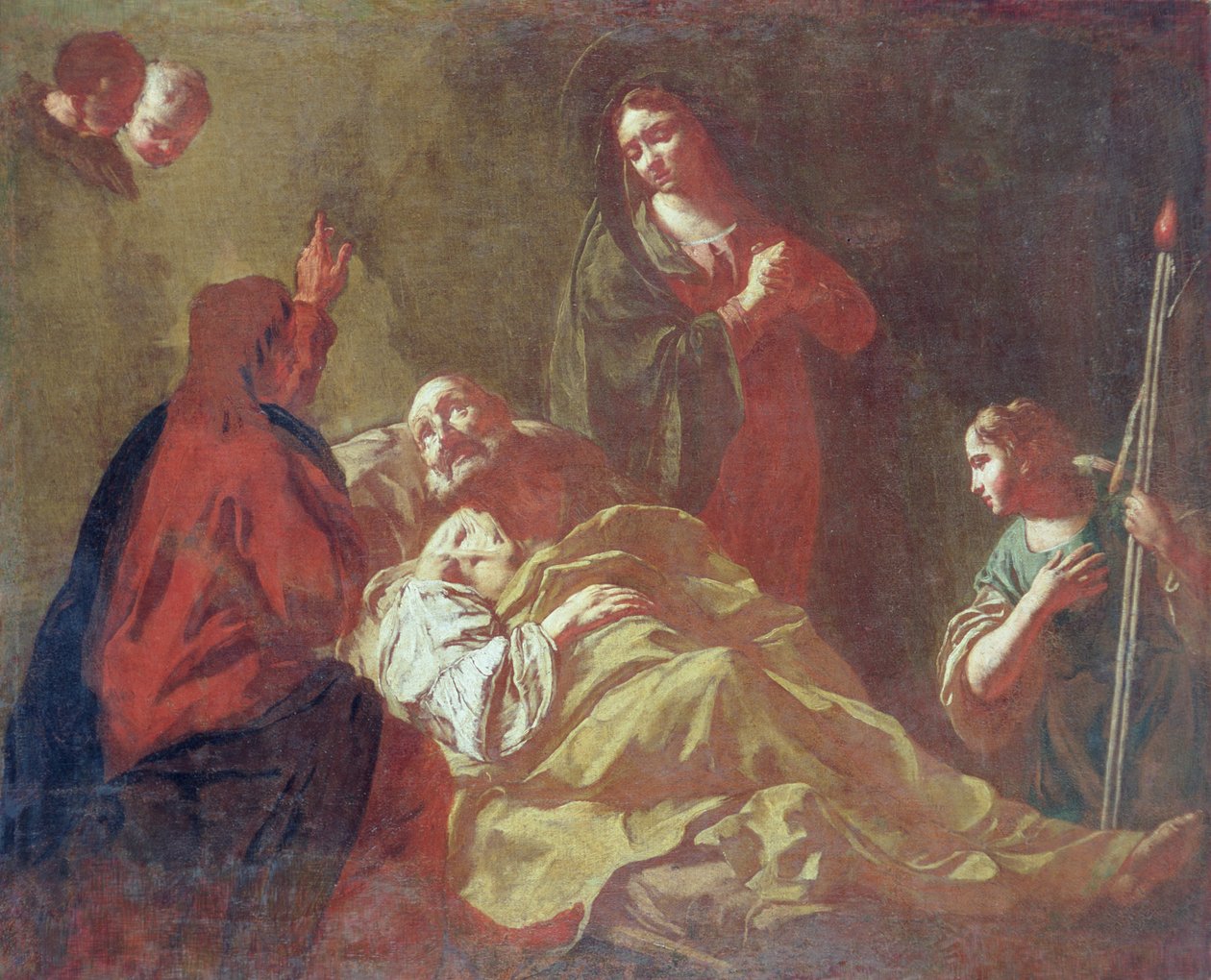Sankt Josefs død, c.1740 af Giovanni Battista Piazzetta