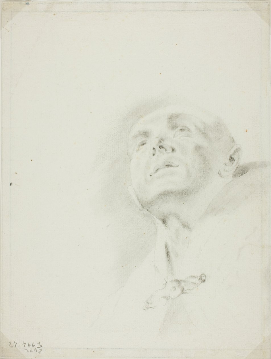 Hovedet på en præst af Giovanni Battista Piazzetta