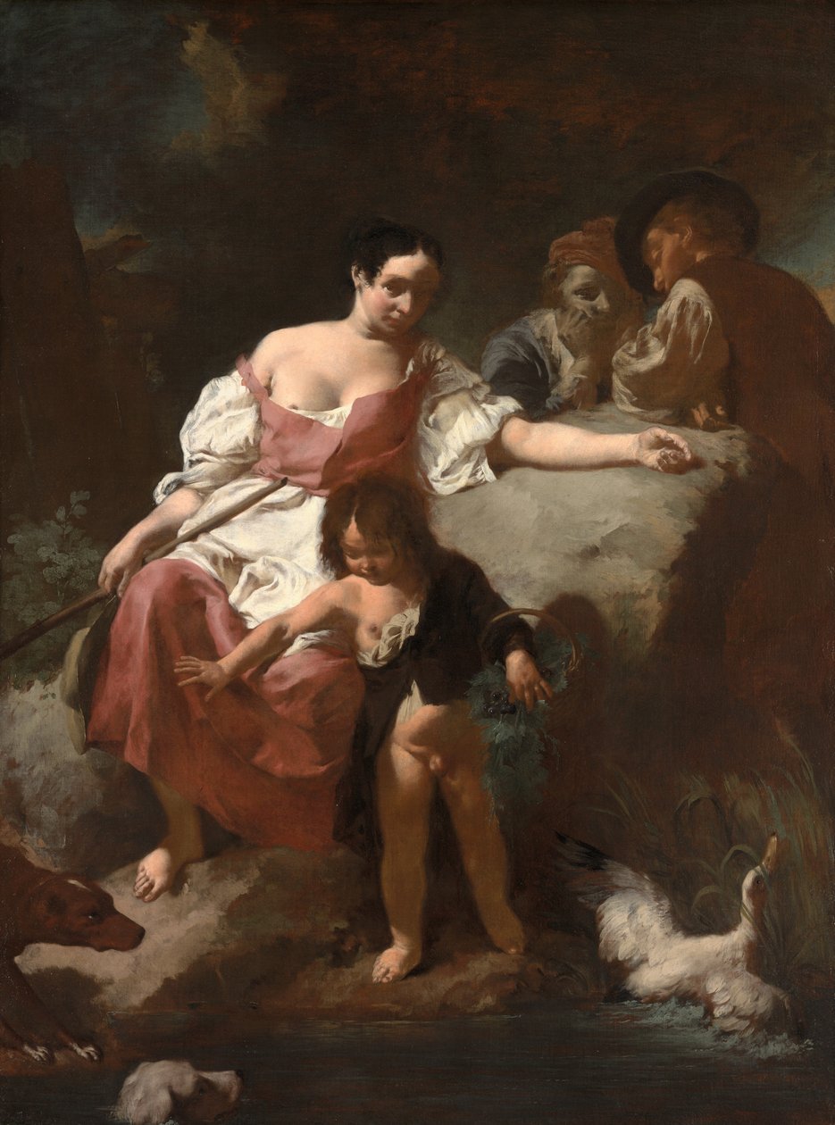 Pastoral scene af Giovanni Battista Piazzetta