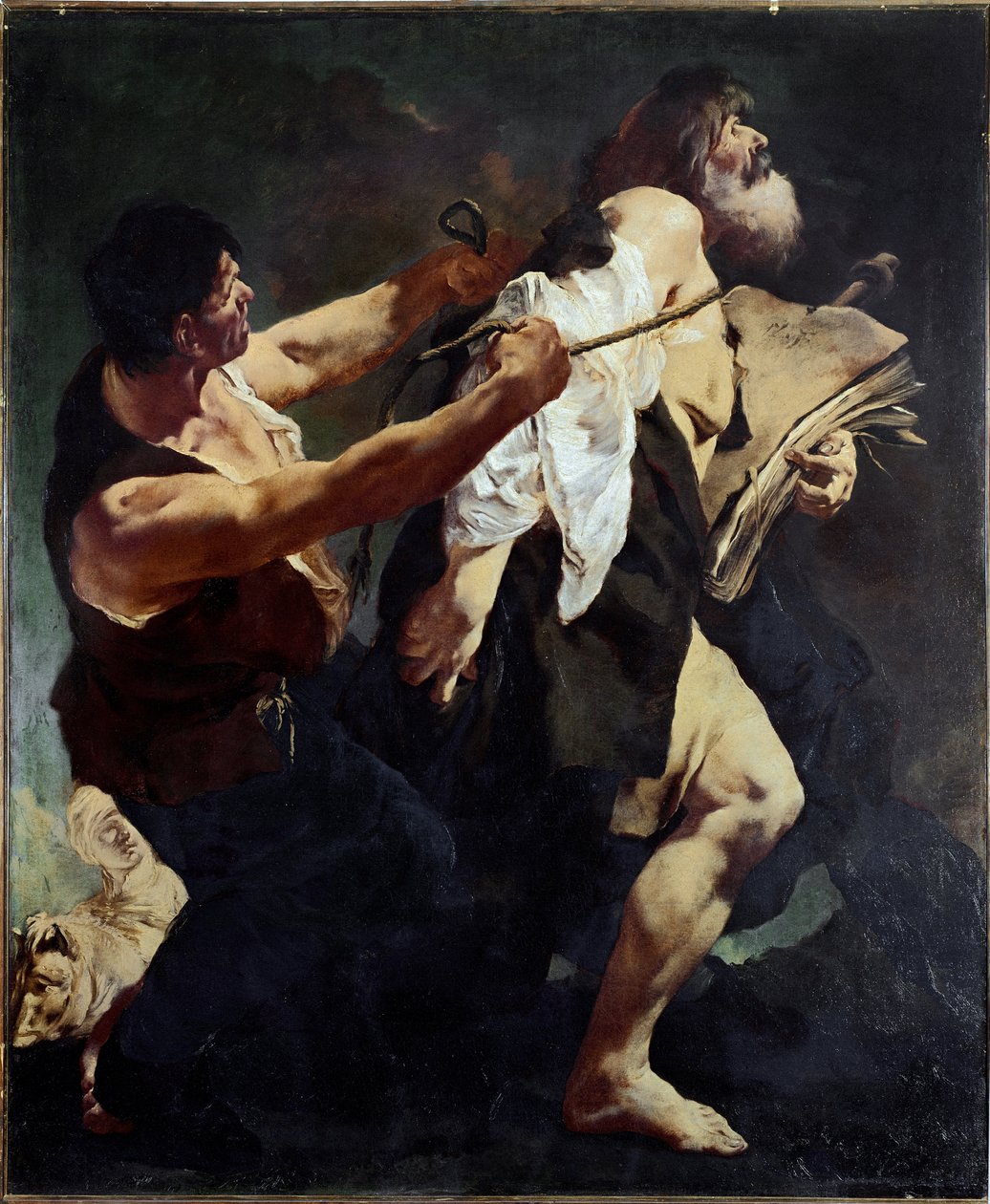 Saint James the Major er Train to the Martyr (olie på lærred af Giovanni Battista Piazzetta