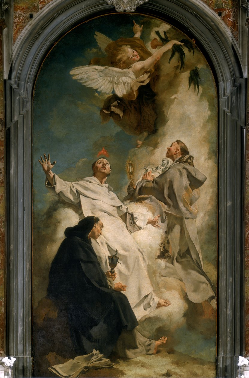 Saints Vincent Ferrer, Hyacinth og Ludovic Bertrando af Giovanni Battista Piazzetta