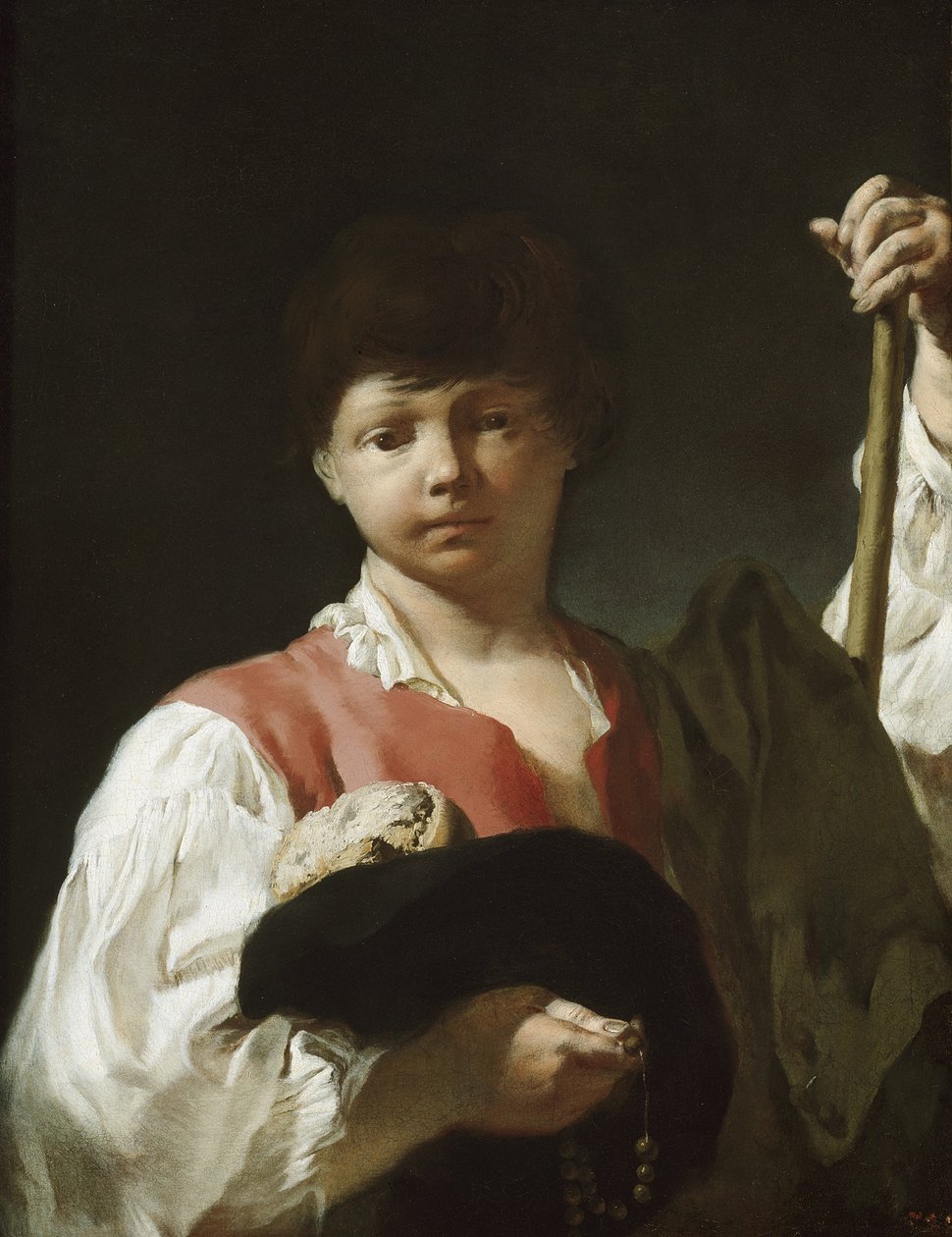 Tiggerdrengen eller den unge pilgrim, 1738-39 af Giovanni Battista Piazzetta
