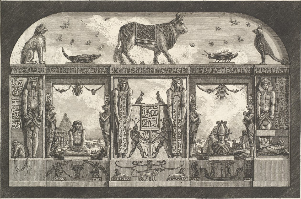 Gammelt egyptisk ornament, 1769. af Giovanni Battista Piranesi