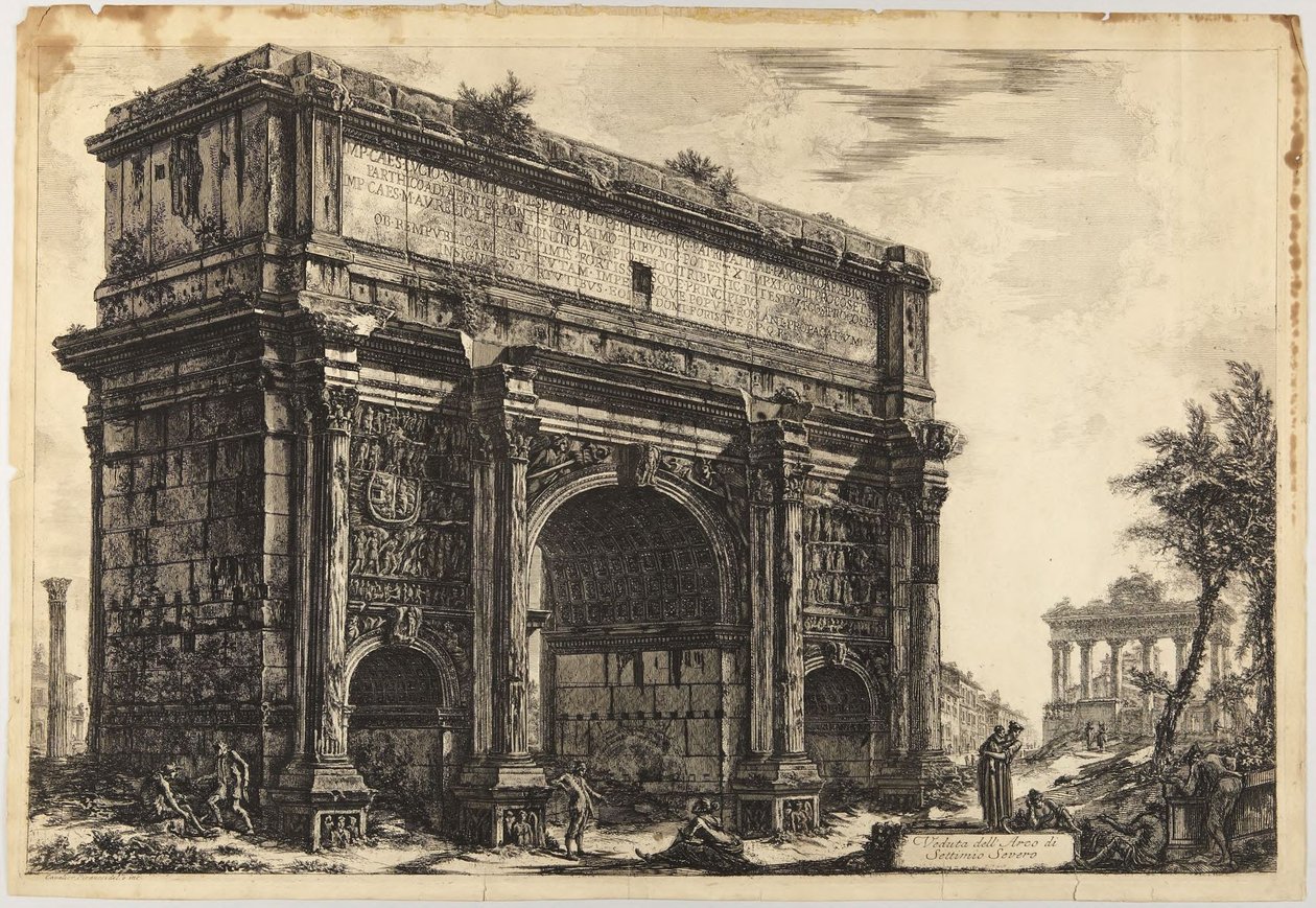 Septimius Severus-buen af Giovanni Battista Piranesi