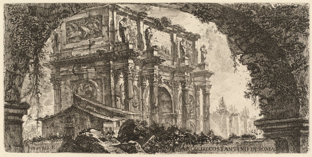 Konstantins bue af Giovanni Battista Piranesi